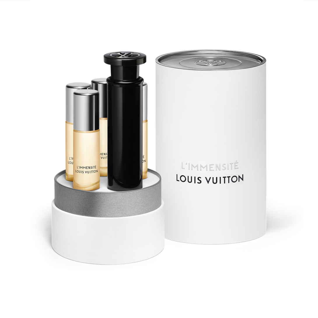 LOUIS VUITTON L'IMMENSITÉ トラベルスプレーセット Travel Spray L'Immensité - Collections | LOUIS VUITTON